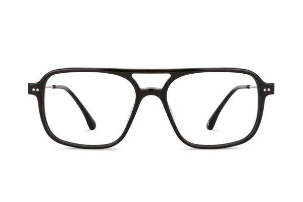 Black Full Rim Square Eyeglasses