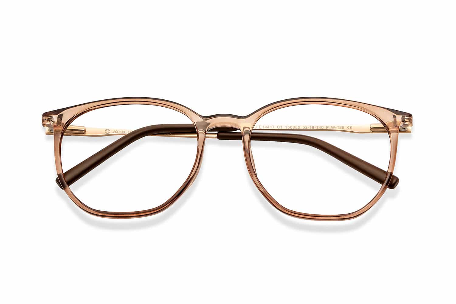 Brown Full Rim Square Eyeglasses - Image 2